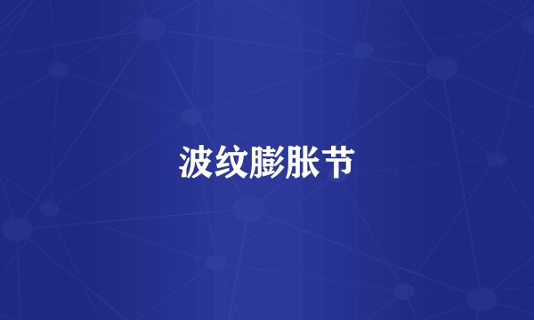 波纹膨胀节