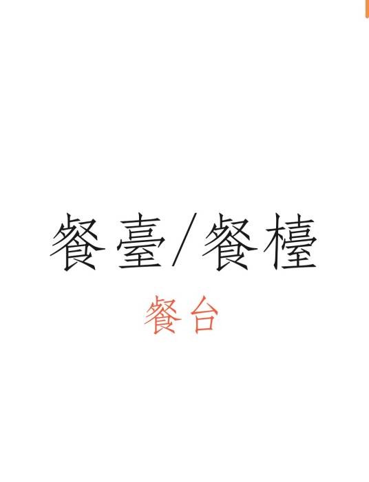 餐台