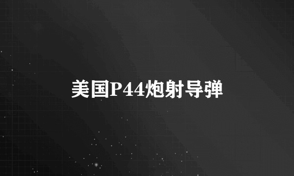 美国P44炮射导弹