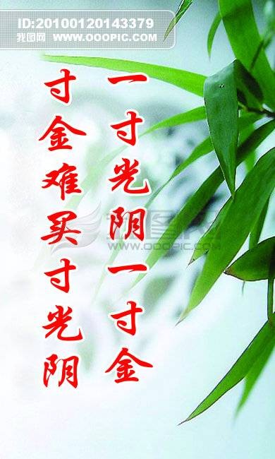 一寸光阴一寸金（常用俗语）