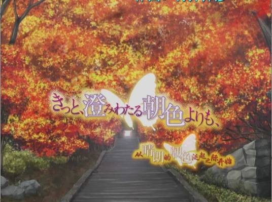 从晴朗的朝色泛起之际开始