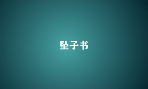 坠子书
