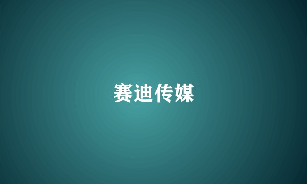 赛迪传媒