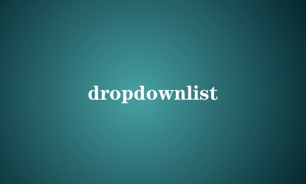 dropdownlist