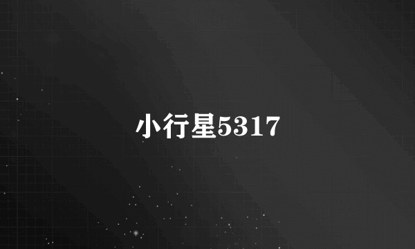 小行星5317