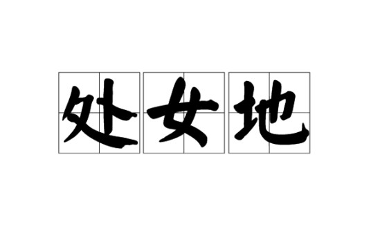 处女地（汉语词语）