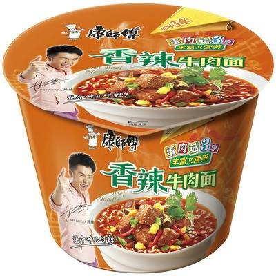 康师傅香辣牛肉面