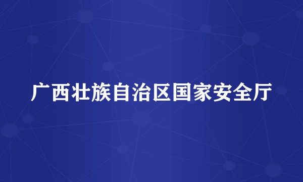 广西壮族自治区国家安全厅