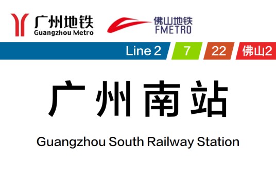广州南站(中国广东省广州市境内地铁和市域快速轨道交通车站)