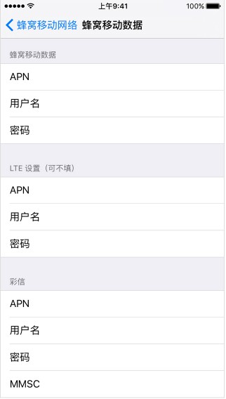 apn设置