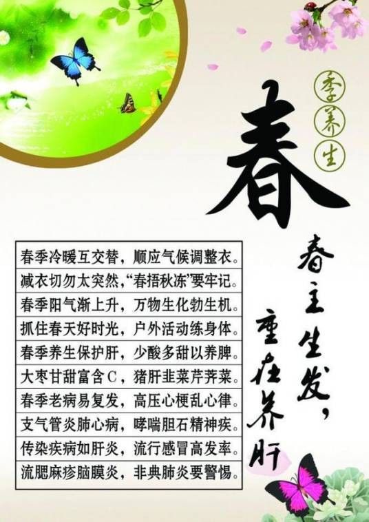 春季养生
