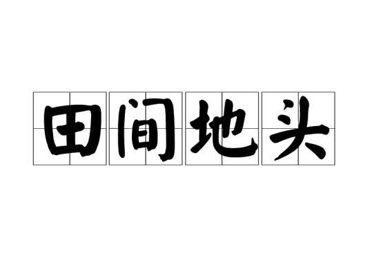田间地头（汉语成语）