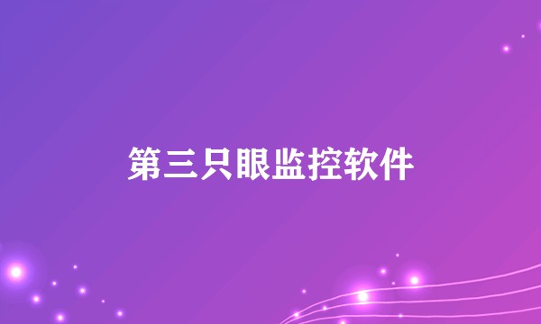 第三只眼监控软件