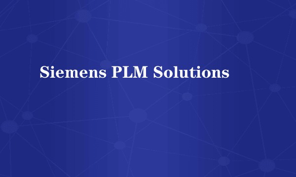 Siemens PLM Solutions