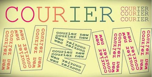 Courier（计算机字体）