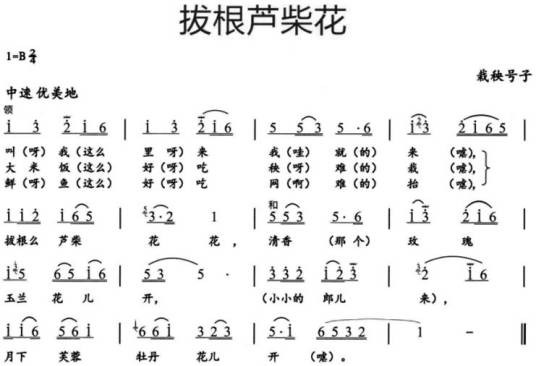拔根芦柴花