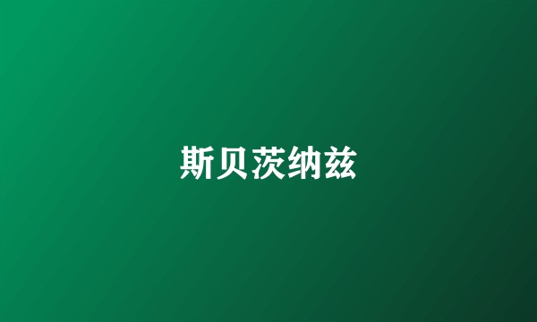 斯贝茨纳兹