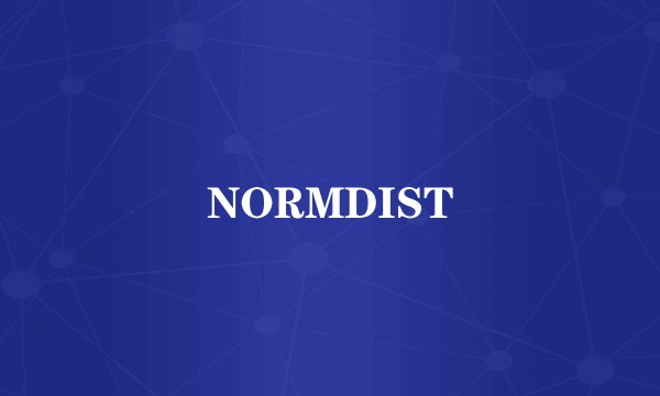 NORMDIST