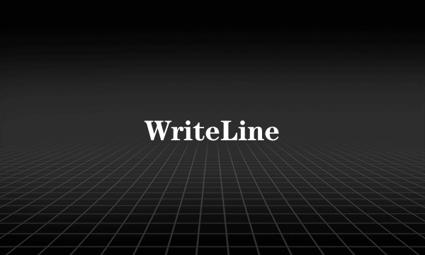 WriteLine
