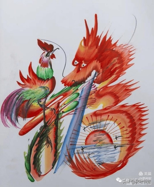 龙凤花鸟文字