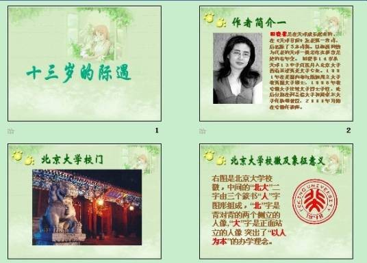 十三岁的际遇