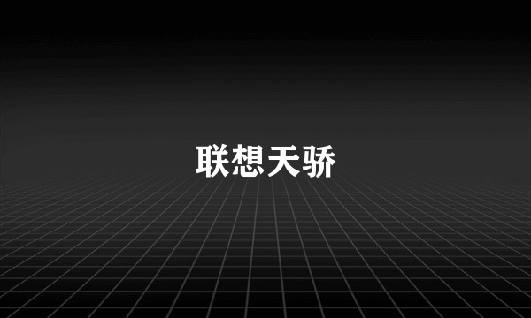 联想天骄
