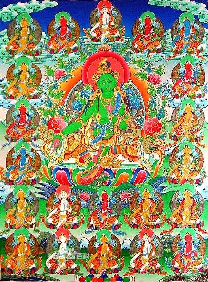二十一度母赞