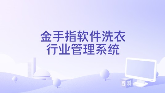 金手指软件洗衣行业管理系统