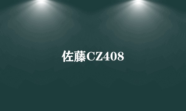 佐藤CZ408