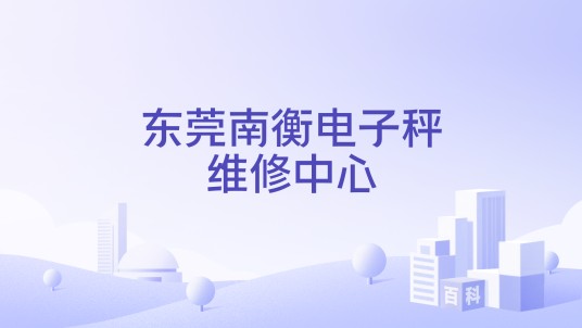 东莞南衡电子秤维修中心