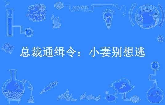 总裁通缉令：小妻别想逃