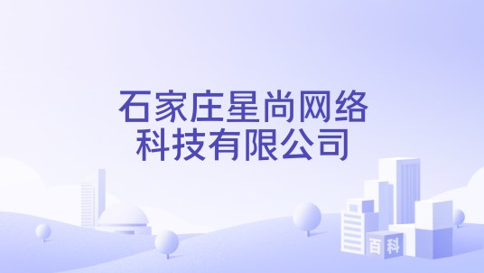 石家庄星尚网络科技有限公司