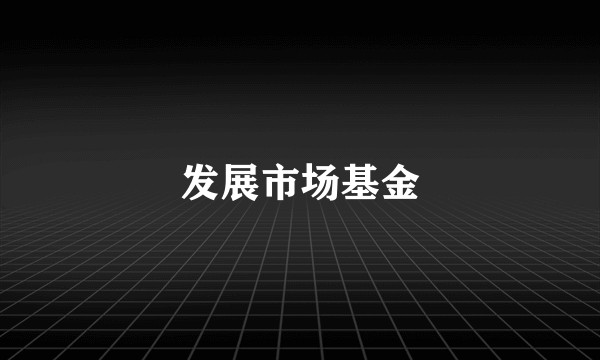 发展市场基金