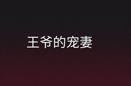王爷的宠妻