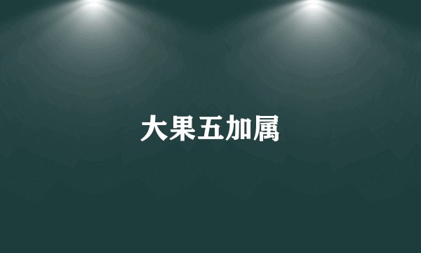 大果五加属