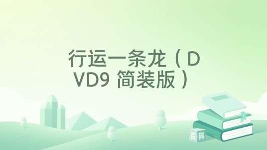 行运一条龙（DVD9 简装版）