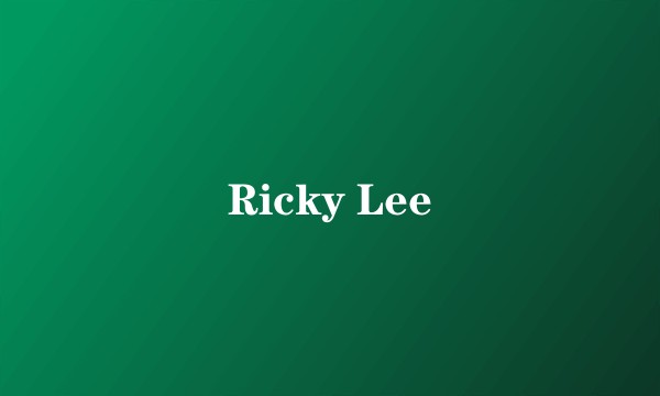 Ricky Lee