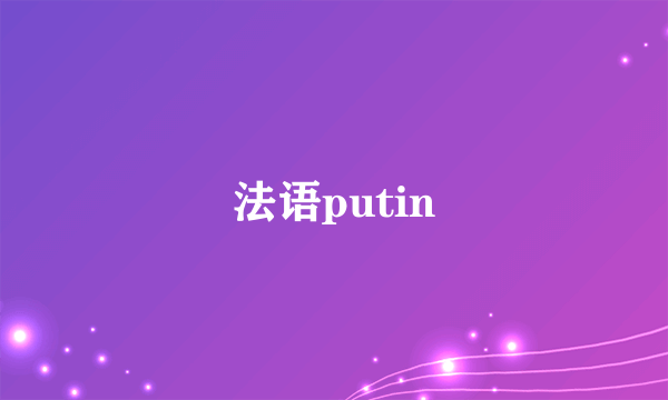 法语putin