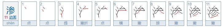 怎样理解文中“渗?渗”?