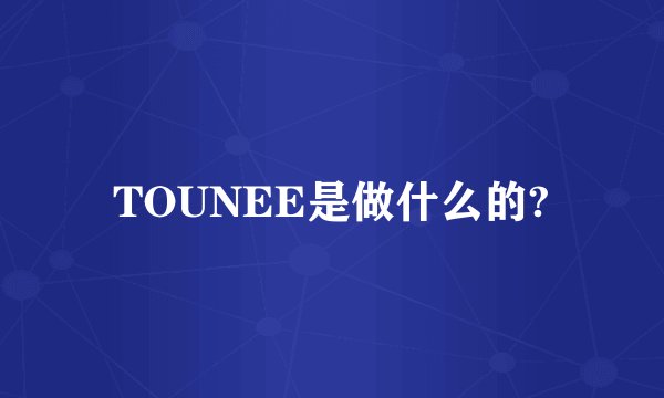 TOUNEE是做什么的?