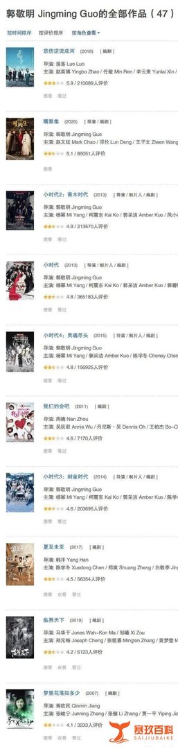 观众哭了！郭敬明竟然还想拍《爵迹3》