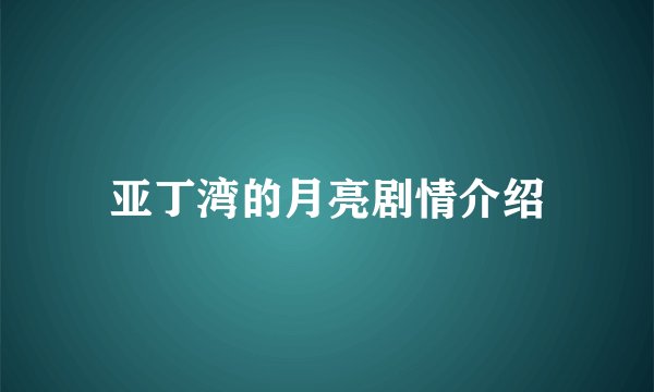 亚丁湾的月亮剧情介绍