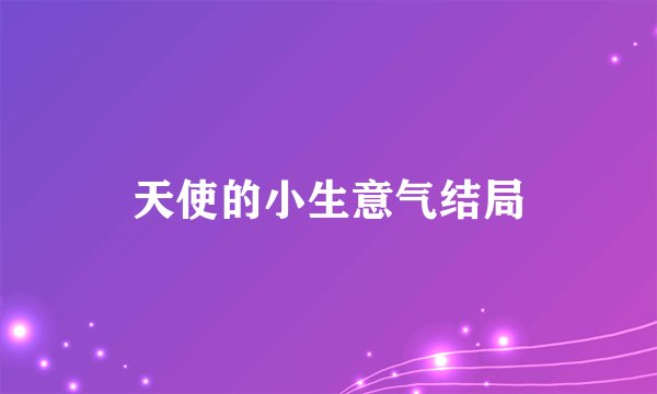 天使的小生意气结局