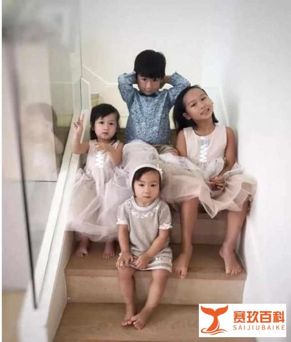 陈浩民老婆蒋丽莎微博晒一家照片,5年生四娃家庭幸福