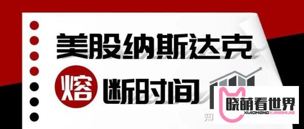 美股纳斯达克熔断是什么意思？熔断时间是多久？