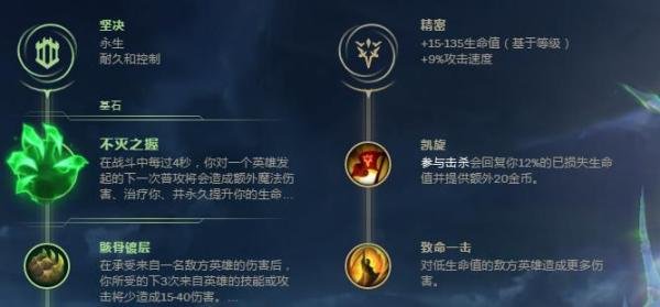 LOL扭曲树精-茂凯(大树)S8怎么搭配符文天赋?