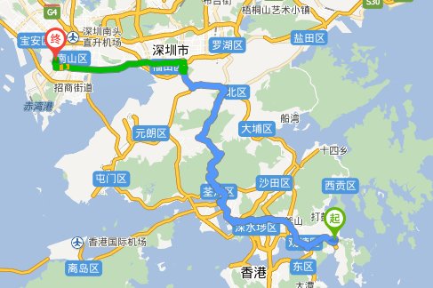 香港坑口地铁站到深圳西站如何走