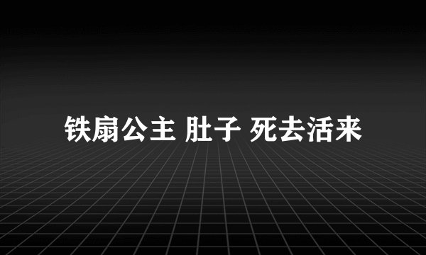 铁扇公主 肚子 死去活来