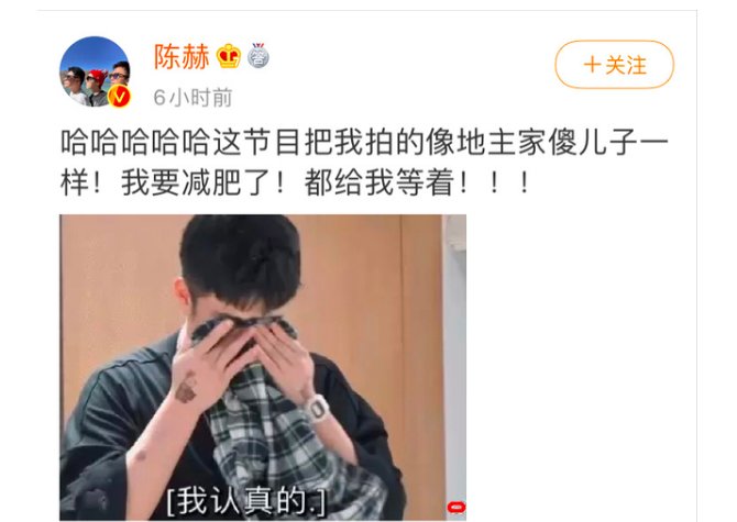 陈赫说把我拍的像地主家傻儿子是怎么回事？
