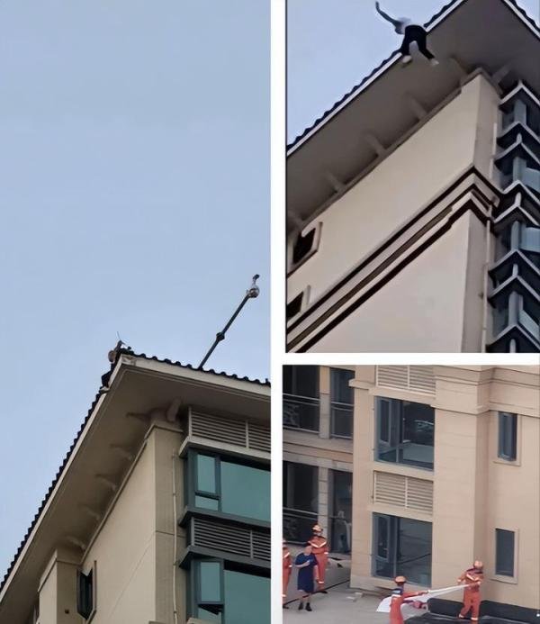 突发！男子跳楼身亡，两天前曾在楼顶撒钱